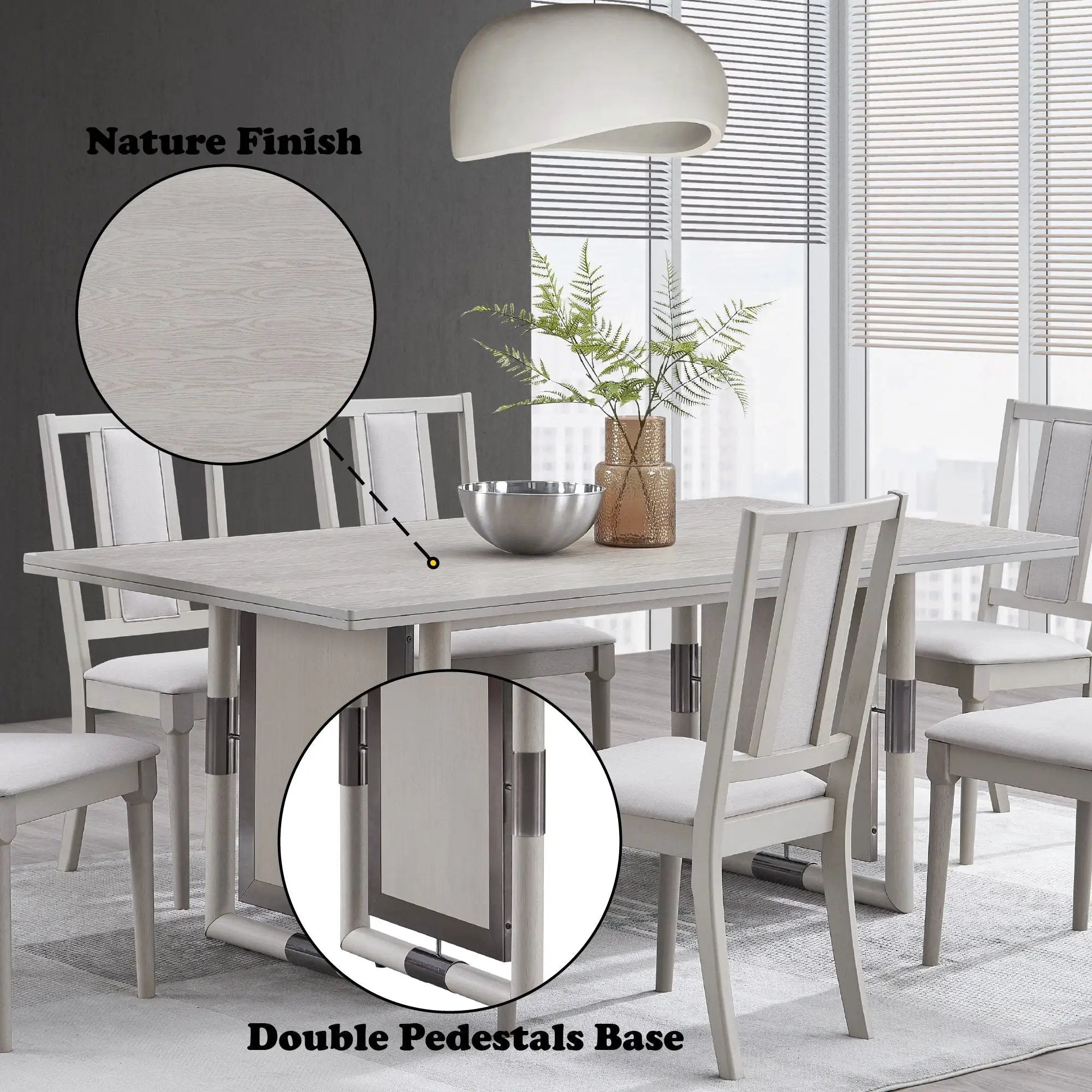 Marta - Dining Table - Natural by Unique Piece Furniture