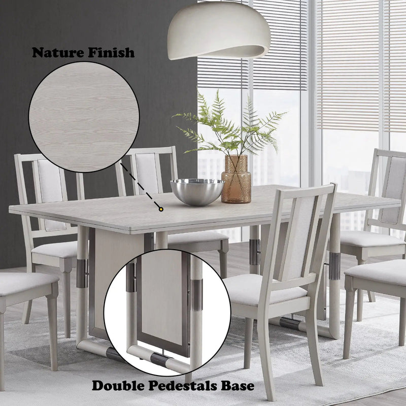 Marta - Dining Table - Natural by Unique Piece Furniture