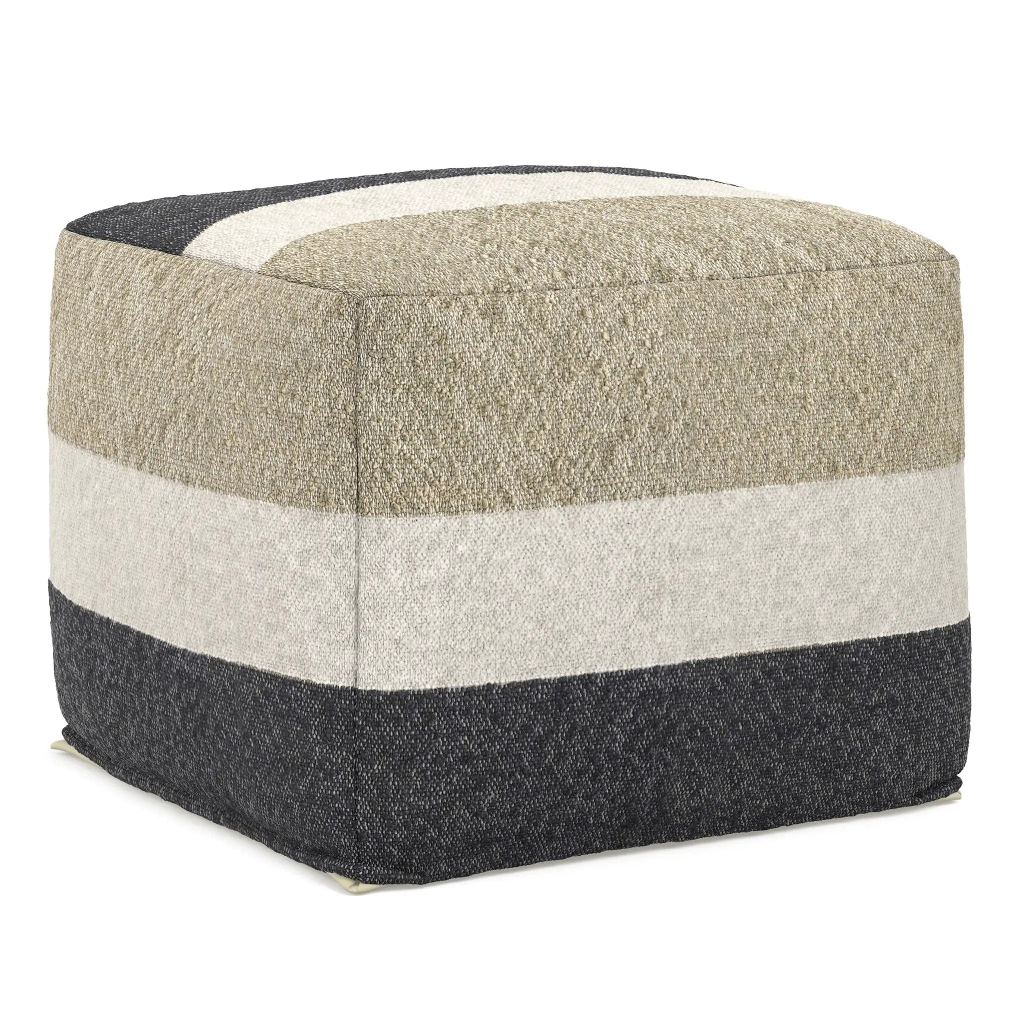 Clay - Square Pouf, Upholstered by Unique Piece Furniture