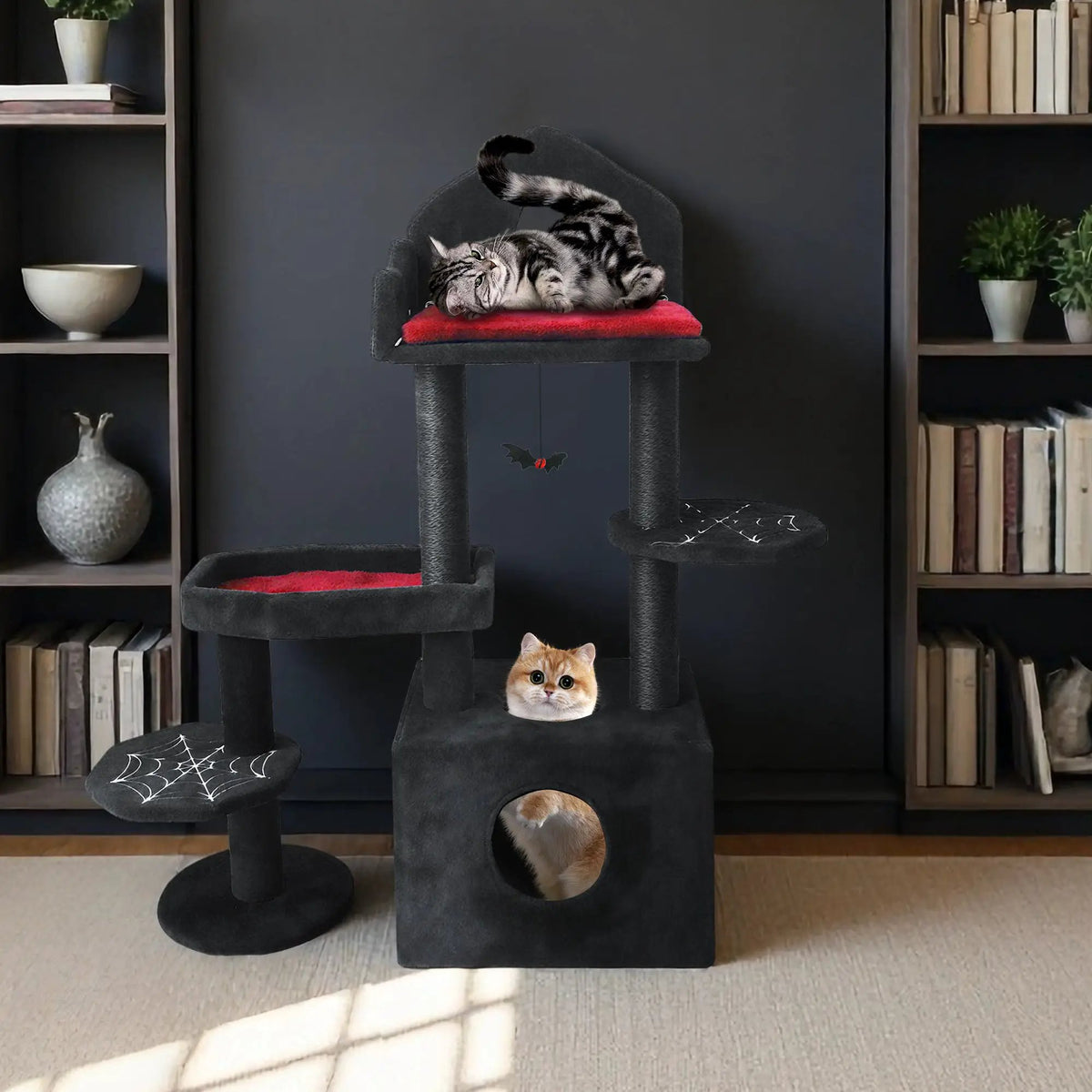 Black Gothic Cat Tree by HouseOfZazla