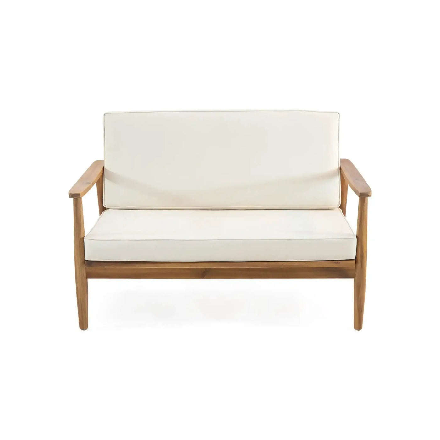 Outdoor Acacia Wood Loveseat Set With Coffee Table by HouseOfZazla