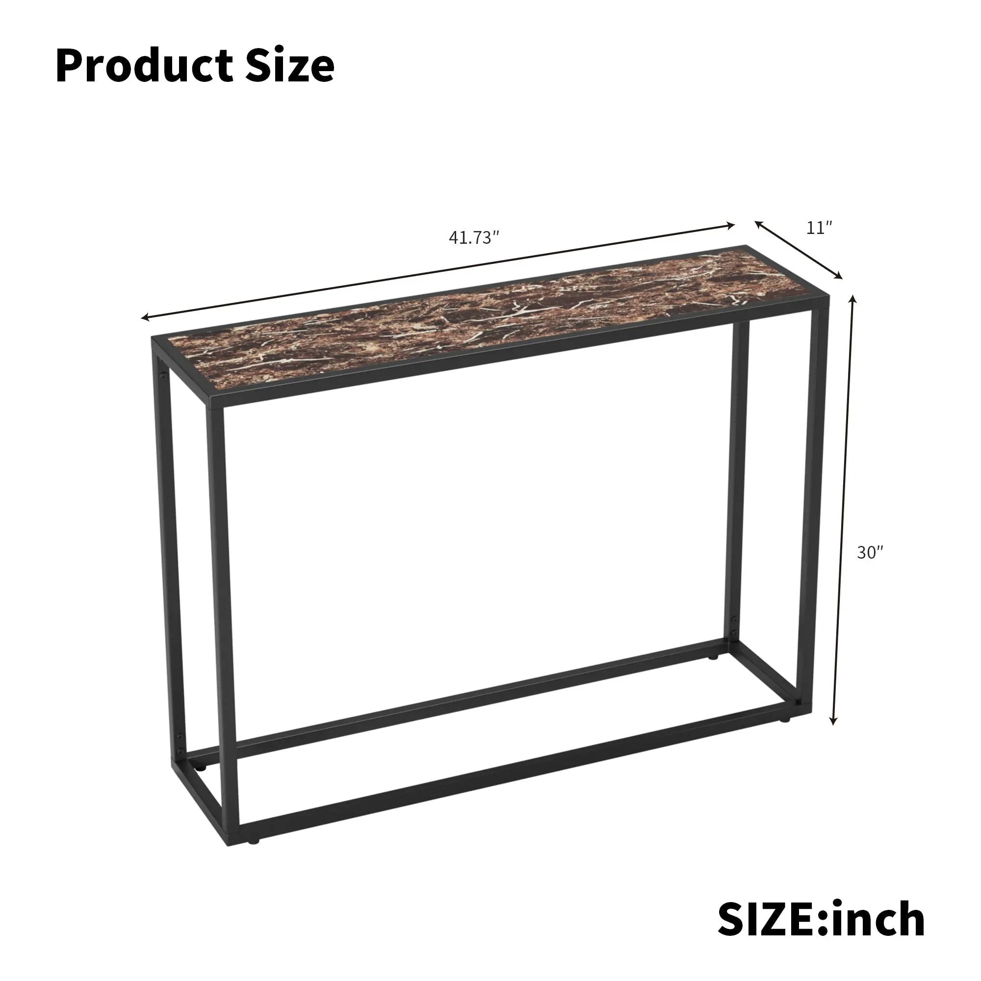 Narrow Console Table by HouseOfZazla
