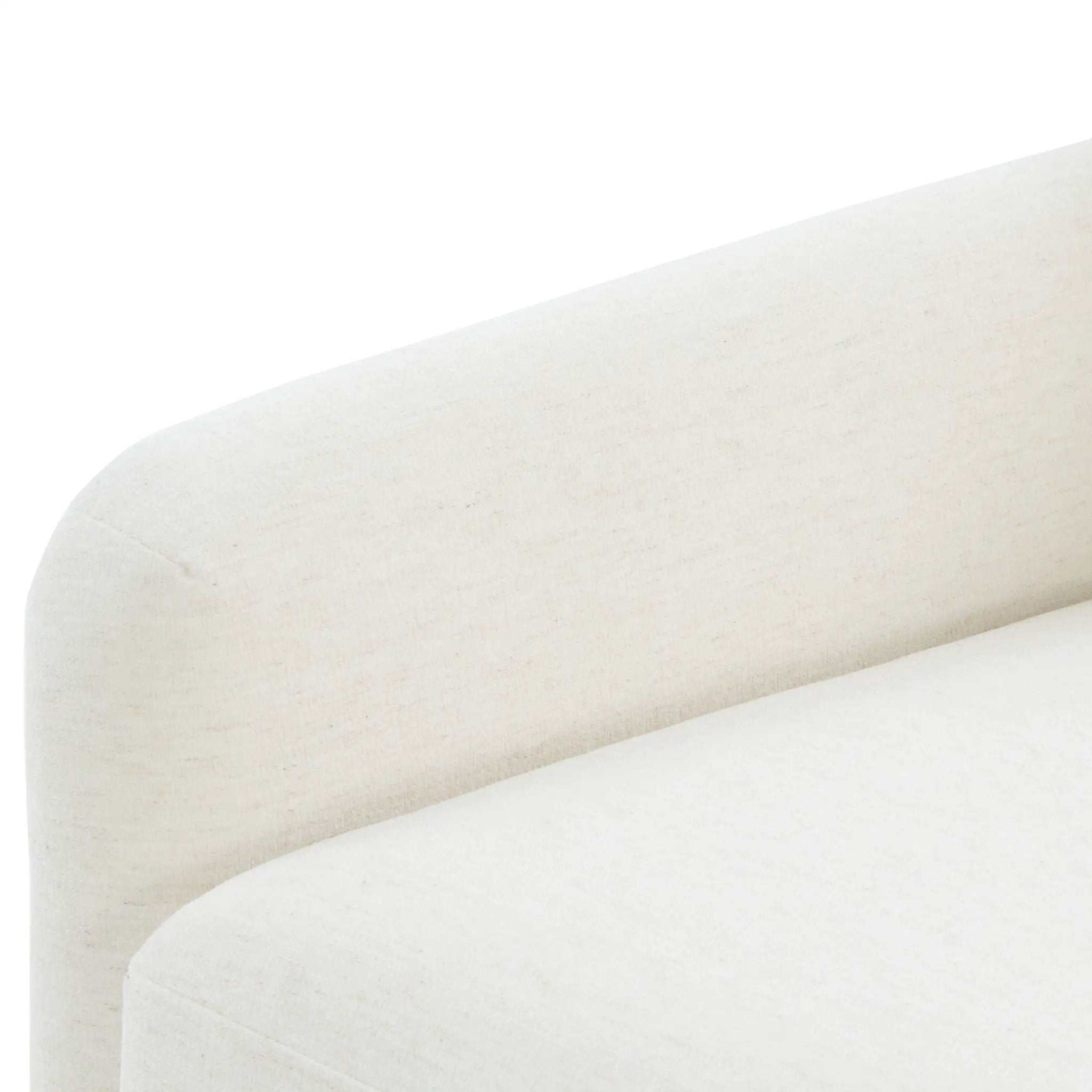 Tolland - Swivel Accent Chair With Antique Brass Nailhead Trim - Cream by HouseOfZazla