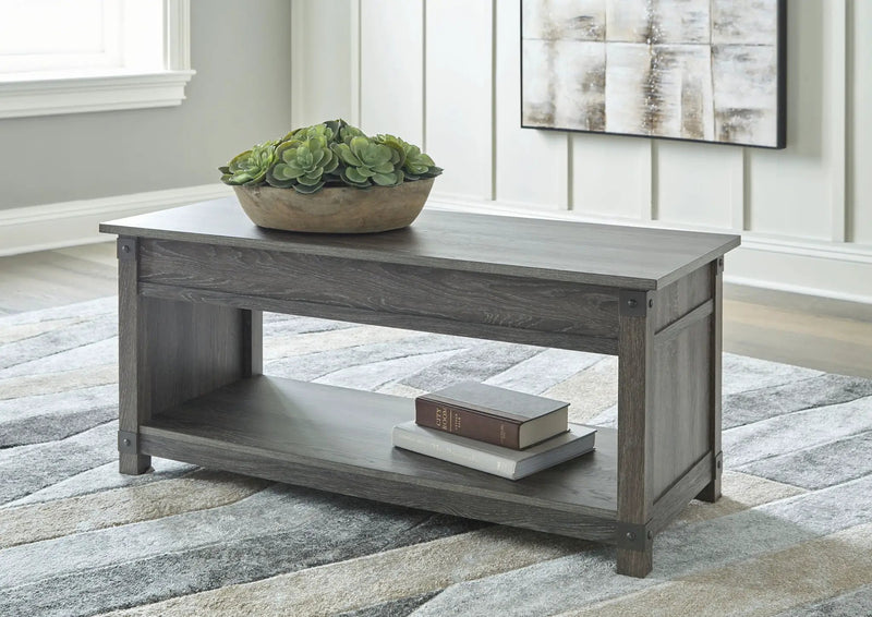 Freedan - 3 Pc. - Coffee Table, 2 End Tables - Grayish Brown by Unique Piece Furniture