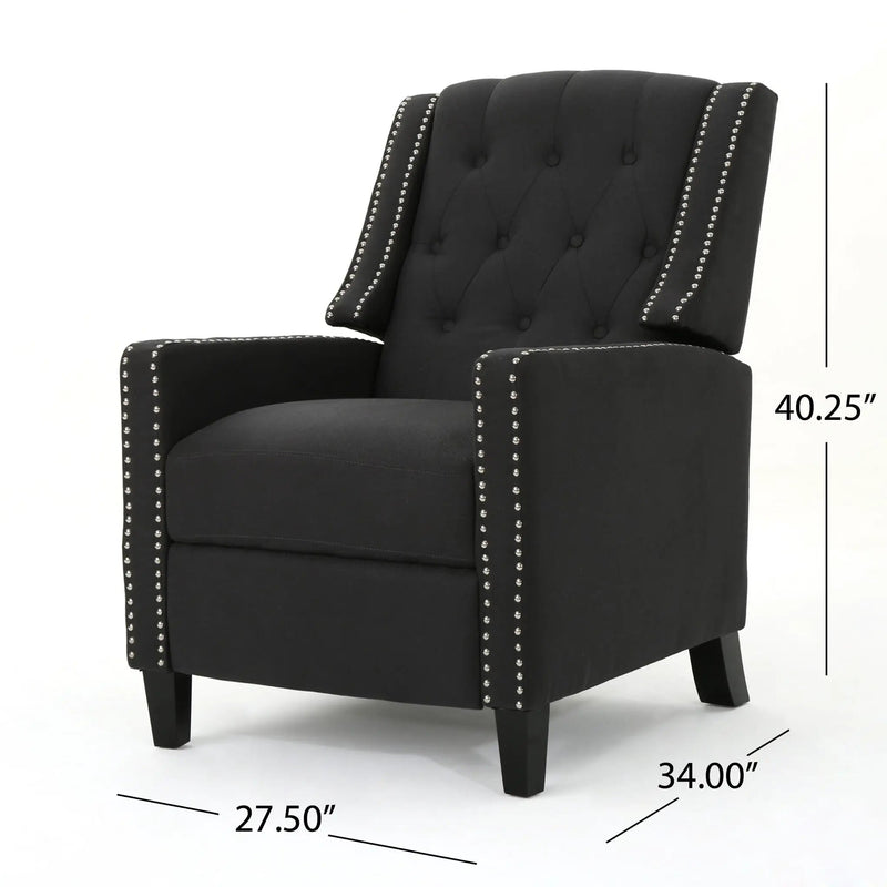 Classic Fabric Push Back Chair by HouseOfZazla