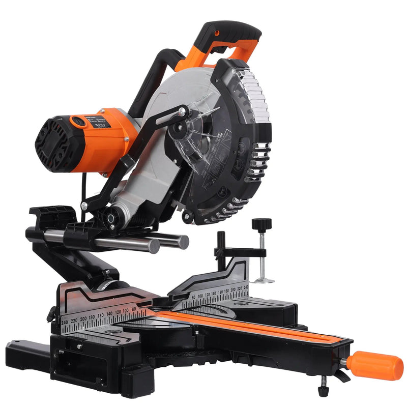 10 Inch Dual Bevel Double Speed Sliding Miter Saw with LED by HouseOfZazla