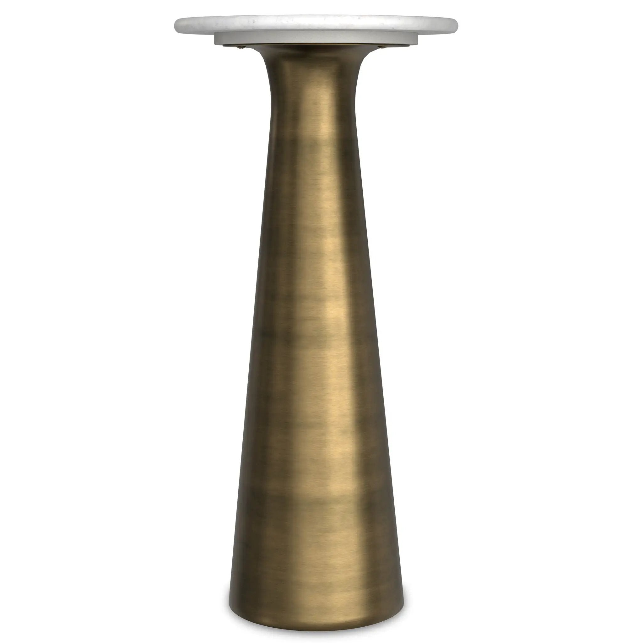 Nicollette - Side Table - Antique Brass by HouseOfZazla