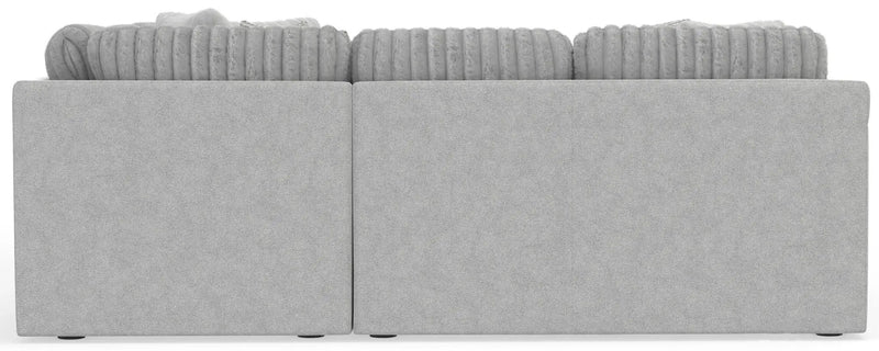 Logan - Upholstered Sectional With Comfort Coil Seating And Accent Pillows Included by Unique Piece Furniture