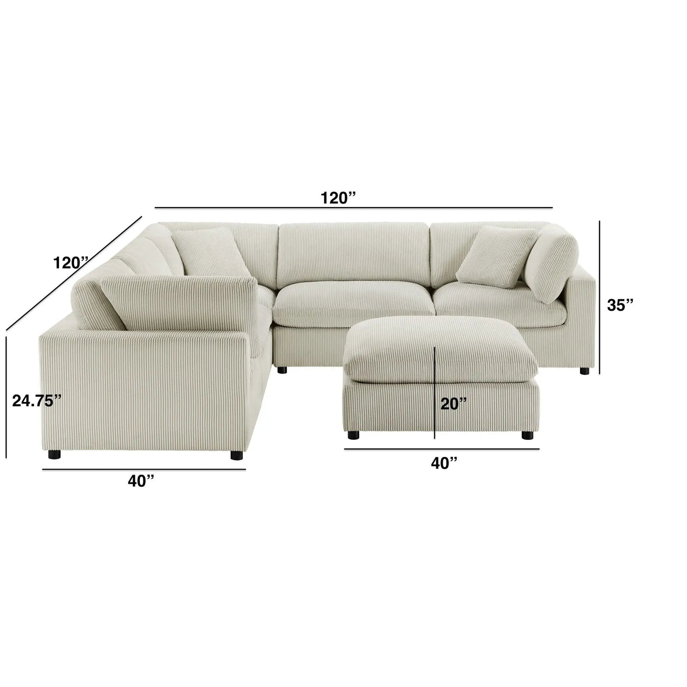 Chelsea - Modular Sectional by HouseOfZazla