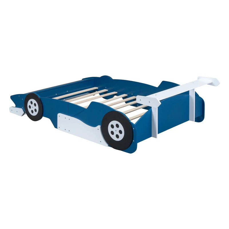 Race Car-Shaped Platform Bed With Wheels by Unique Piece Furniture