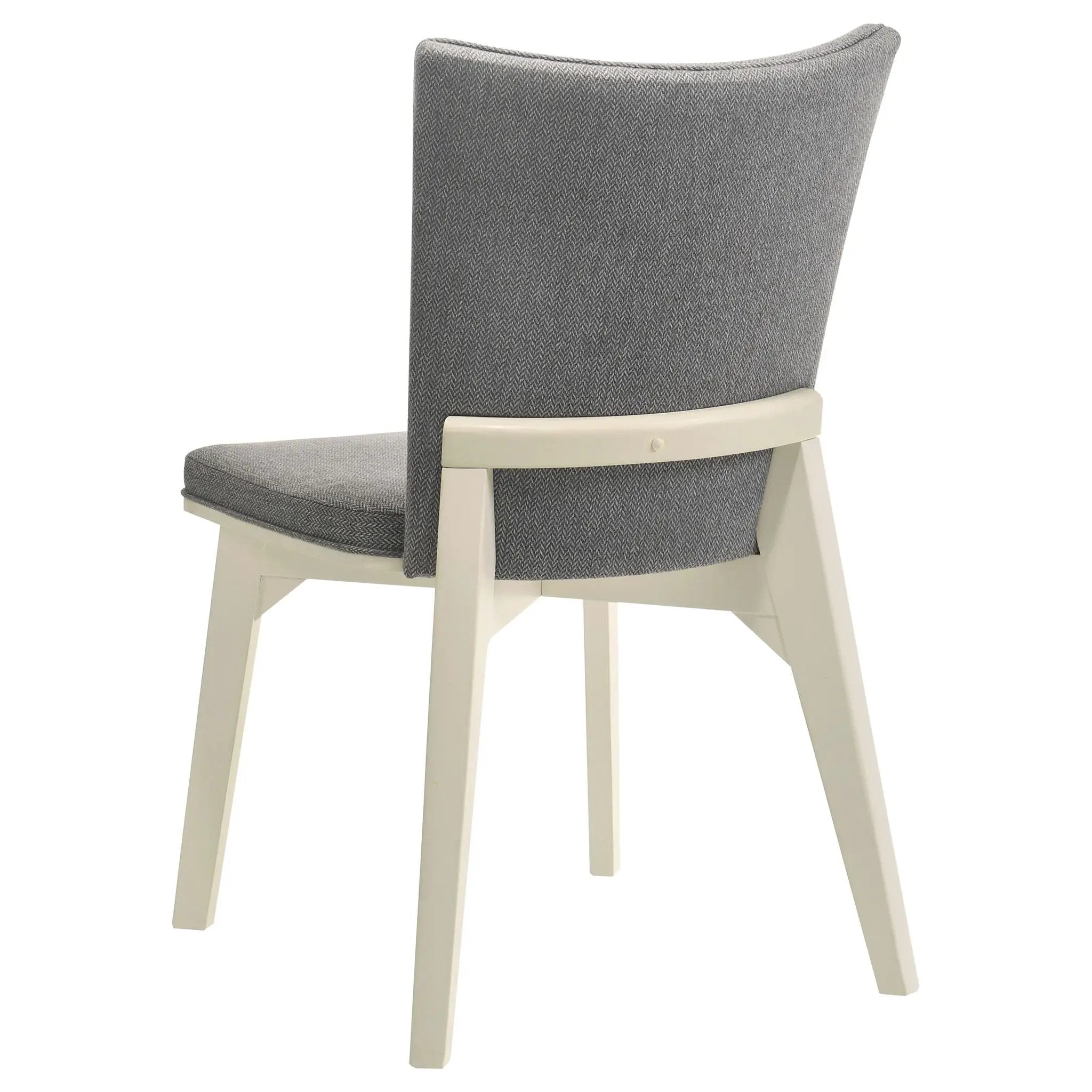 Biloxi Upholstered Dining Side Chair Grey (Set of 2) by Unique Piece Furniture