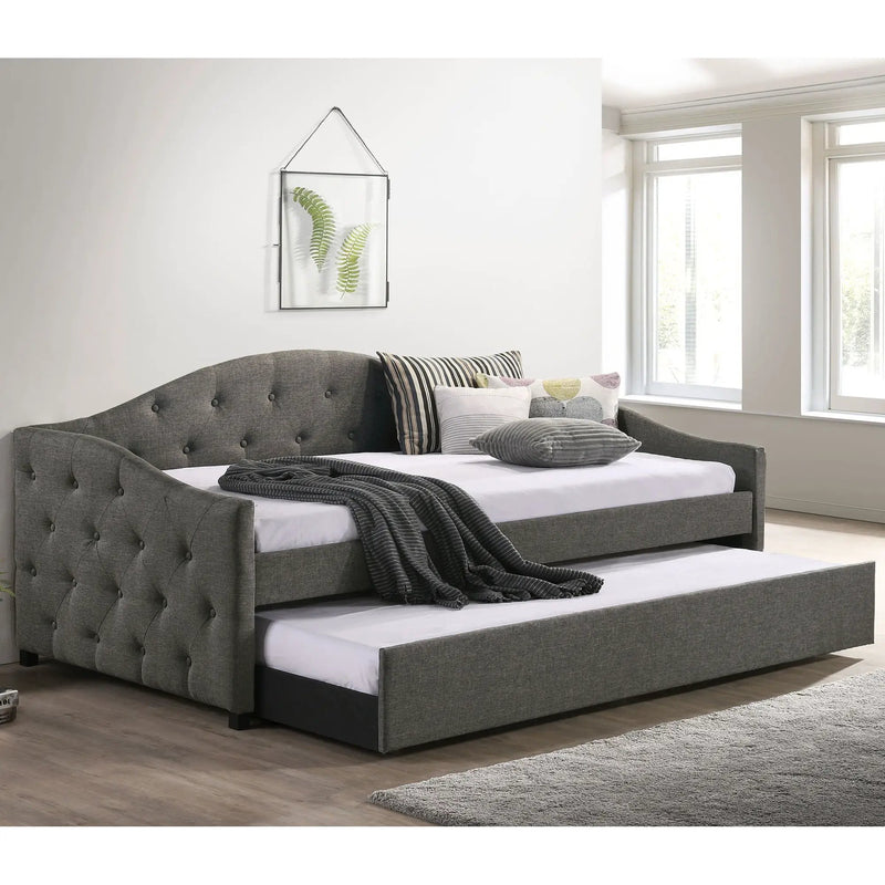 Tremont - Twin Daybed With Trundle - Gray by HouseOfZazla