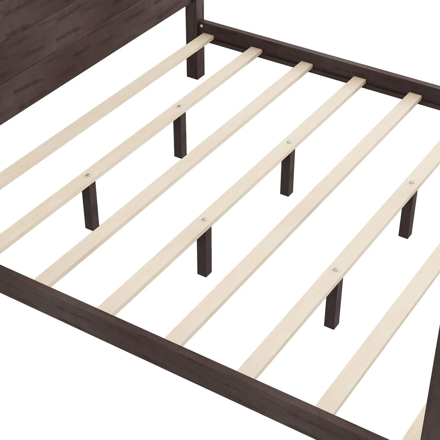 anopy Platform Bed With Headboard And Support Legs by HouseOfZazla