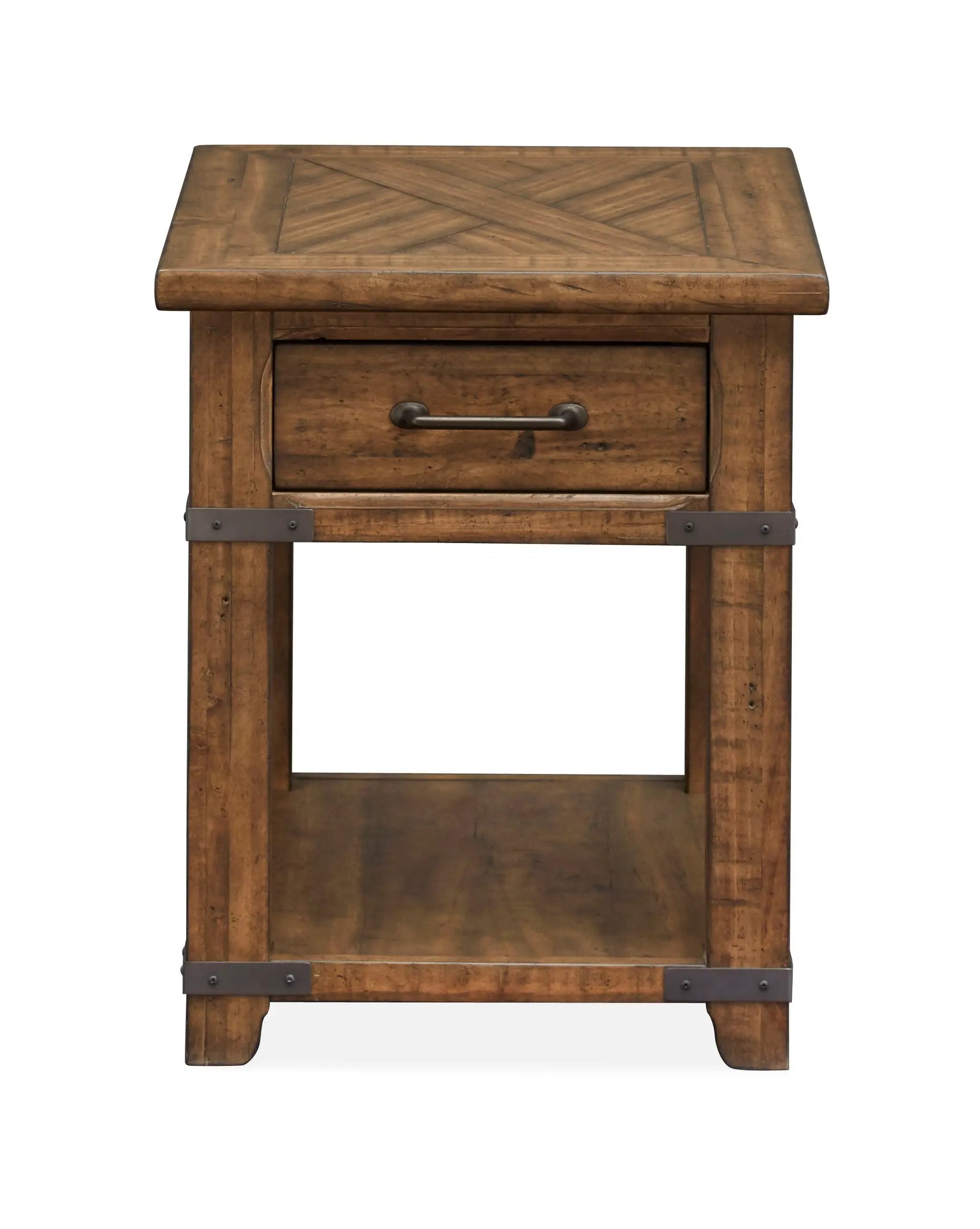 Chesterfield - Rectangular End Table - Farmhouse Timber by Unique Piece Furniture
