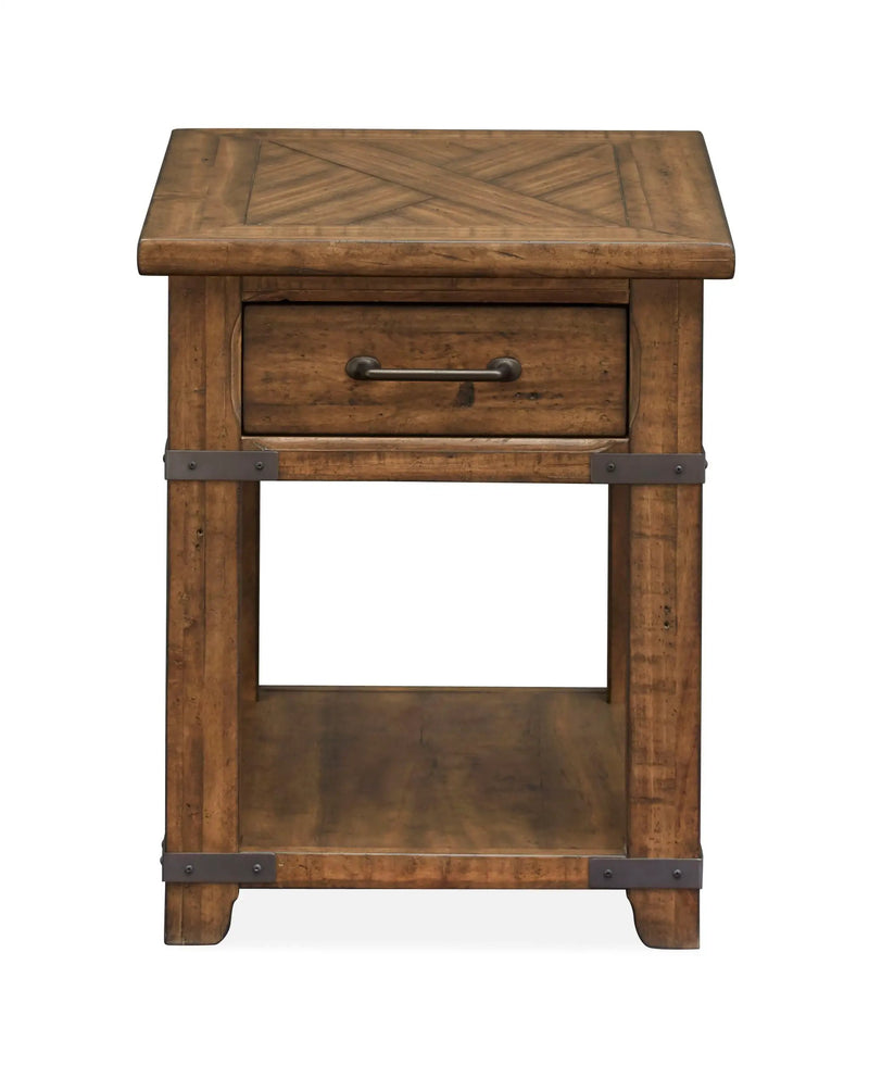 Chesterfield - Rectangular End Table - Farmhouse Timber by Unique Piece Furniture