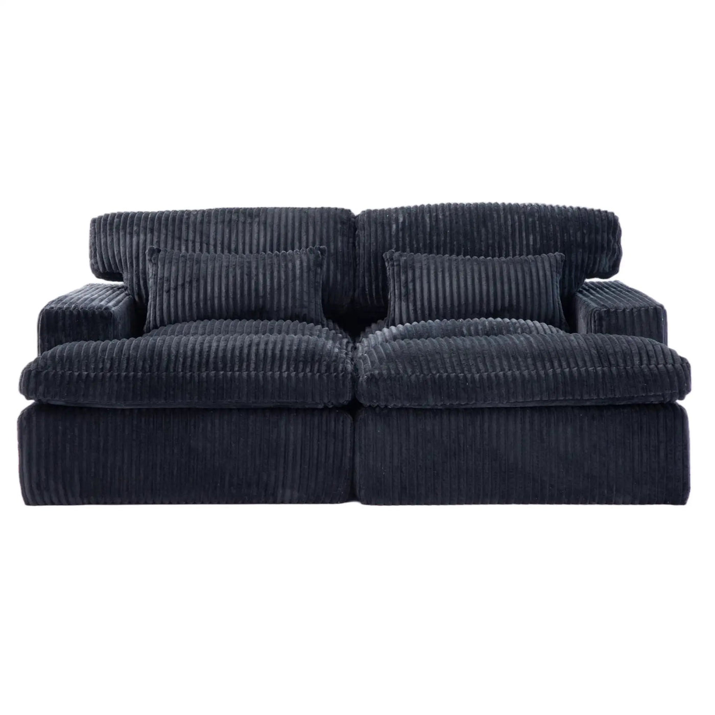 Double Chaise Lounge Chair, Oversized Upholstered Sleeper Cloud Couch by Unique Piece Furniture