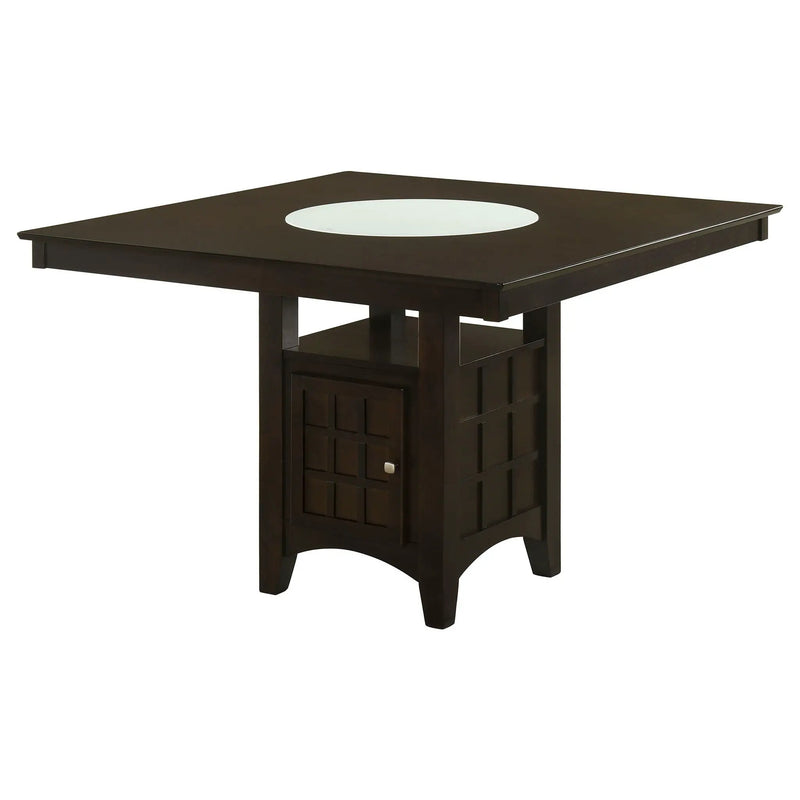 Gabriel 9-piece Square Counter Height Dining Set Cappuccino by Unique Piece Furniture