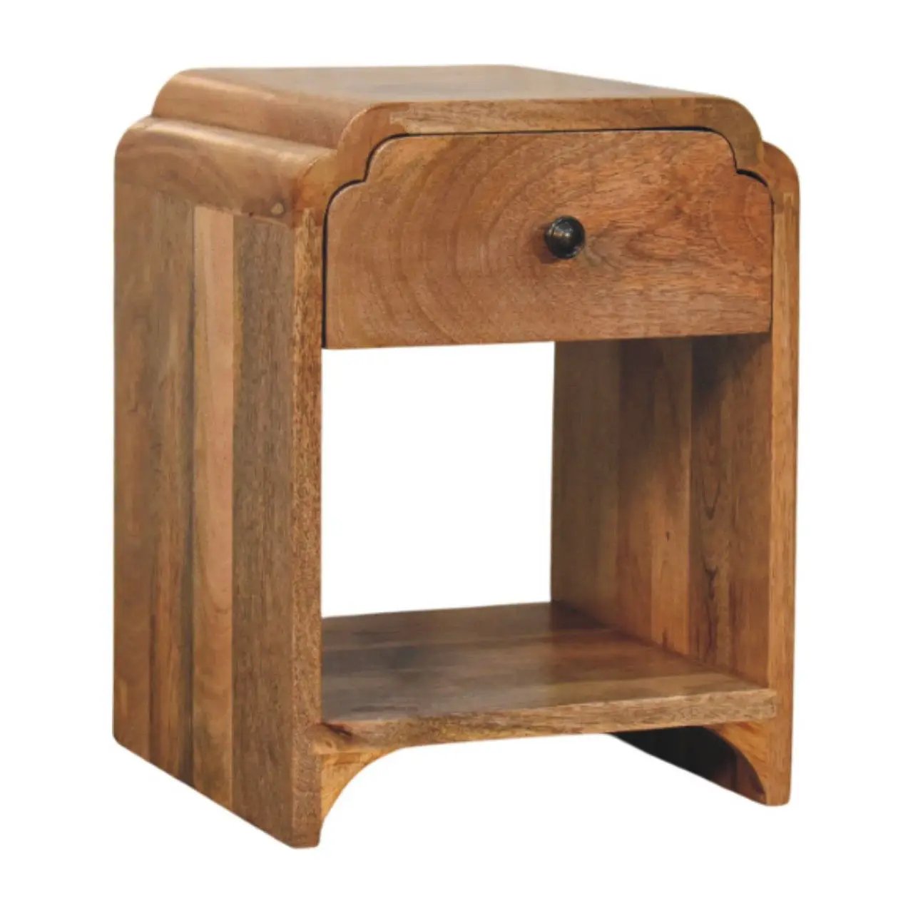 Newton - Nightstand With A Drawer And Open Shelf by Unique Piece Furniture