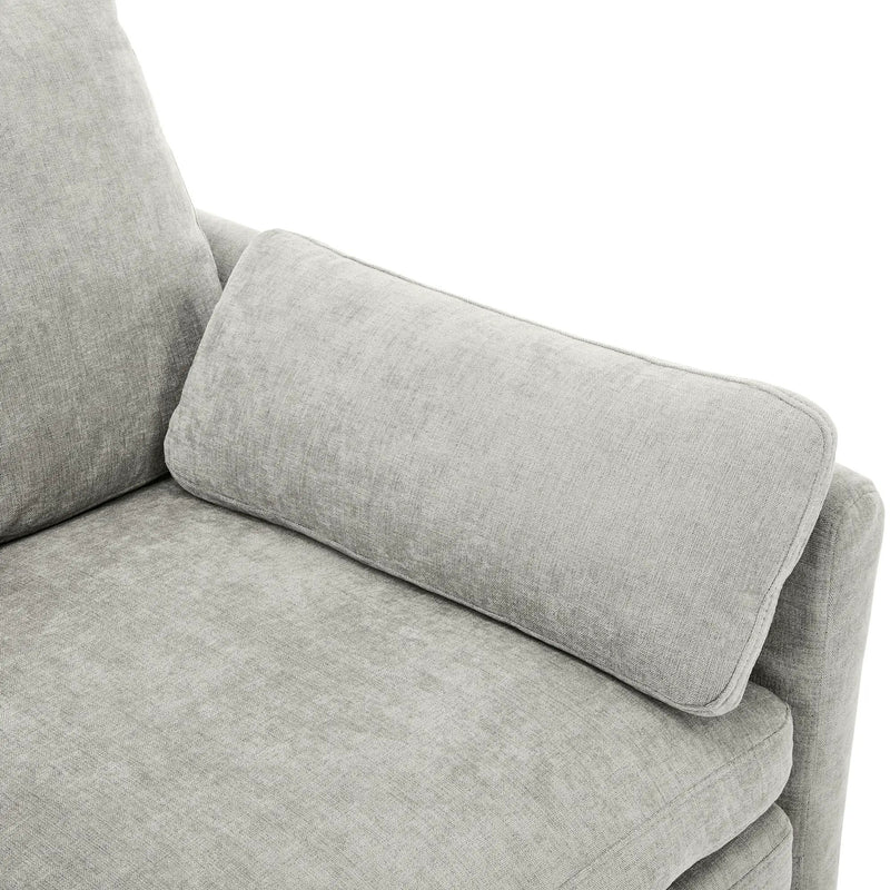 Cozy Upholstered Cushion Armchair For Living Room by HouseOfZazla