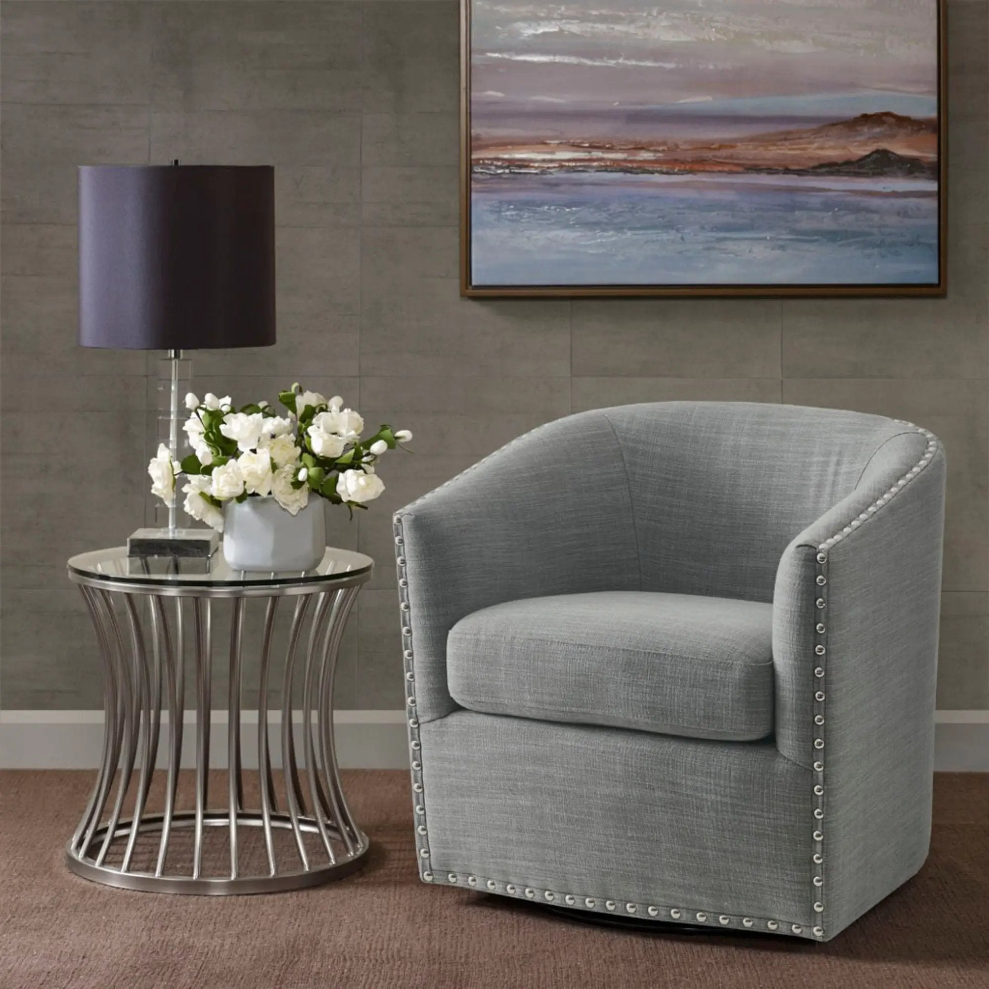 Luxurious Chair With 360 Degree Rotation by Unique Piece Furniture