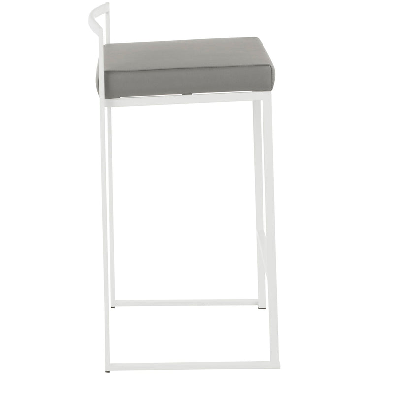 Fuji - Simple Elegance, Contemporary Stackable Counter Stool by HouseOfZazla
