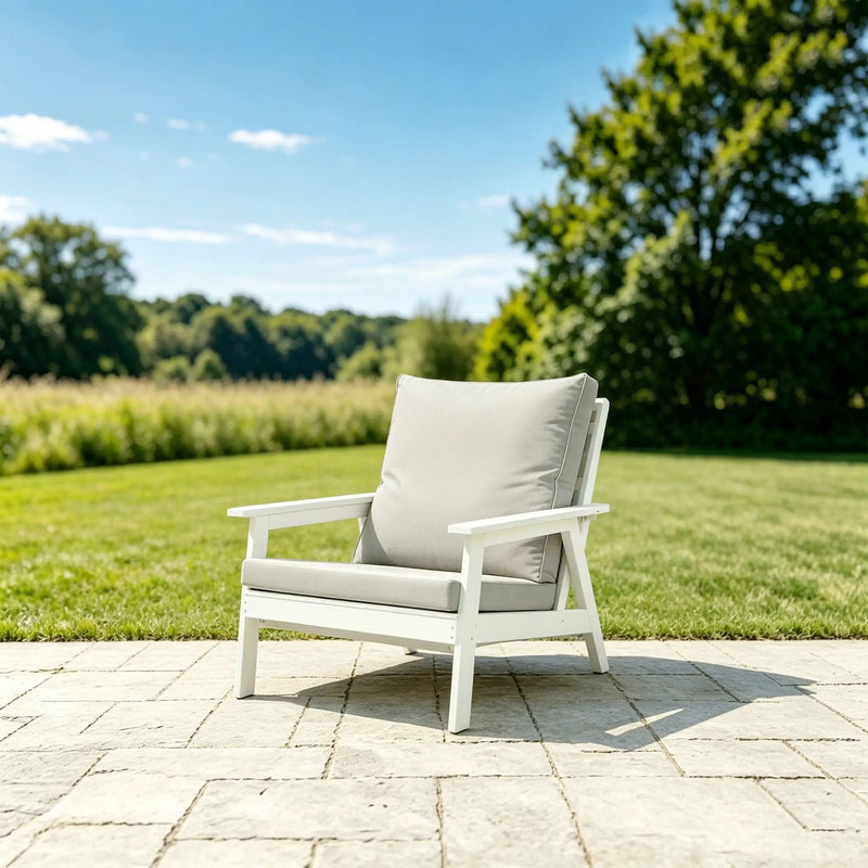 HIPS All-Weather Outdoor Single Sofa With Cushion by HouseOfZazla