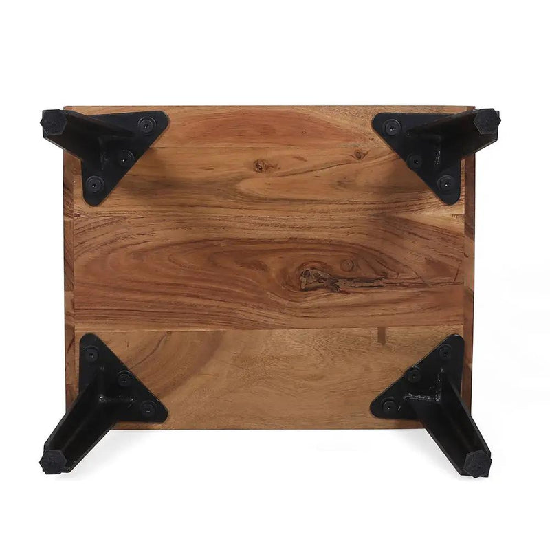 Asther - Bedside Table - Natural Wood / Brown by HouseOfZazla