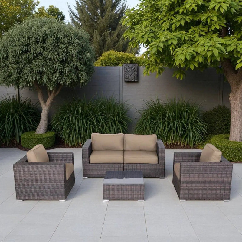 Stylish Entertainment Sectional Set, Outdoor Living by Unique Piece Furniture