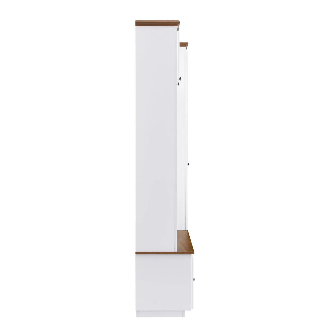 Entryway Hall Tree With Storage Bench, Coat Rack Shoe Bench With Cabinets by HouseOfZazla