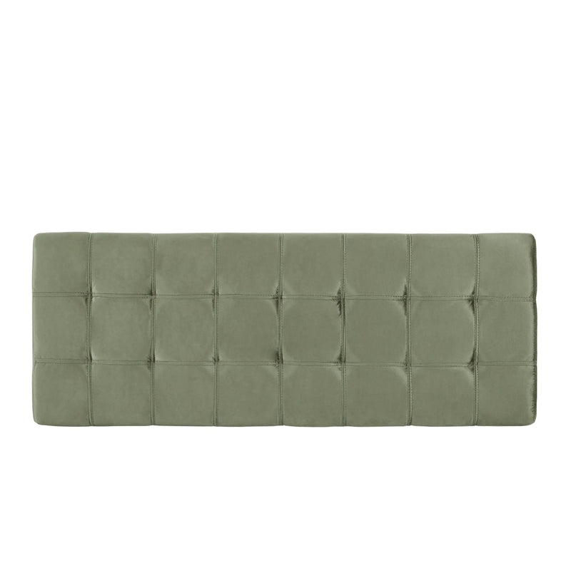Wendover Elegant Tufted Storage Bench With Lift-Up Top And Birch Wood Legs by HouseOfZazla