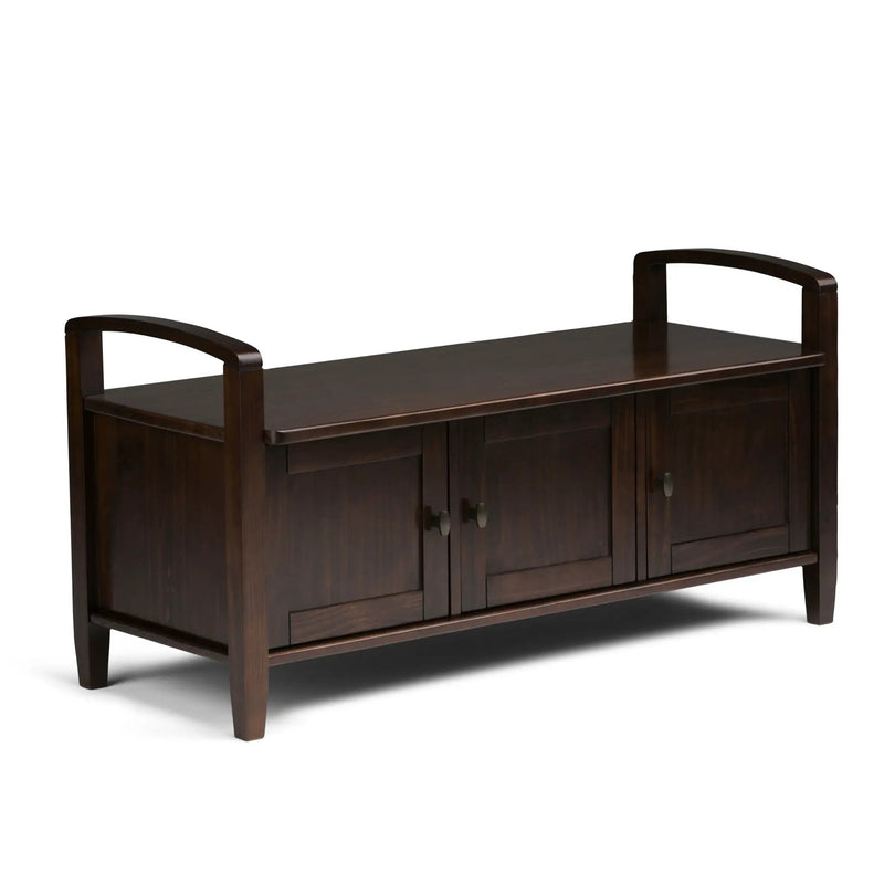 Warm Shaker - Handcrafted Entryway Storage Bench by Unique Piece Furniture