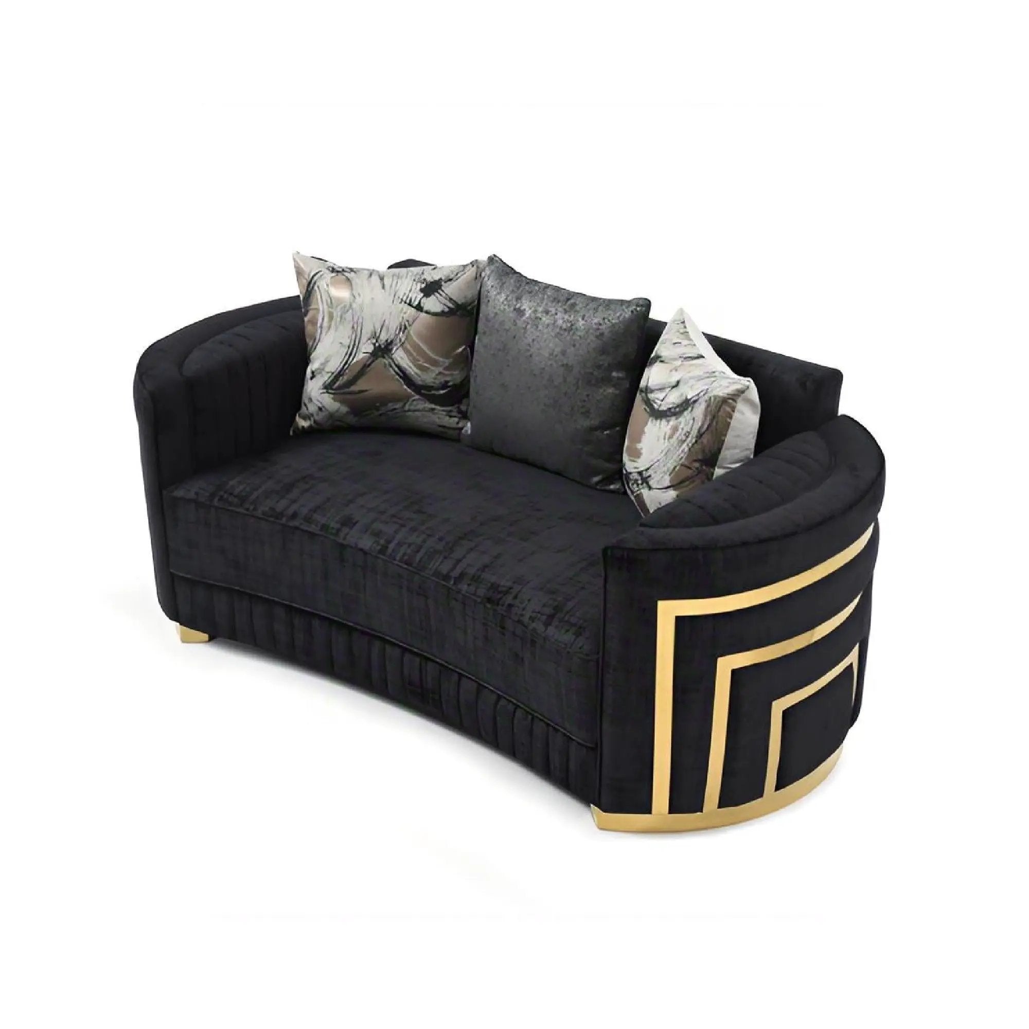Soledad - Loveseat - Black by HouseOfZazla