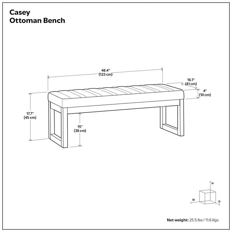 Casey - Multi Functional Ottoman Bench by HouseOfZazla