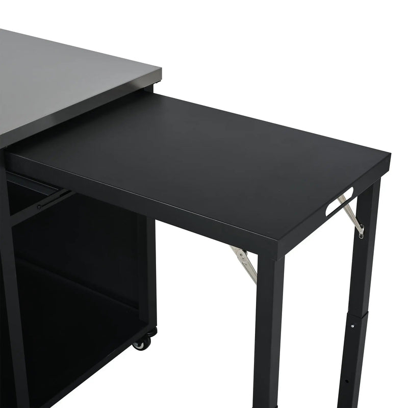 Foldable Outdoor Prep Station BBQ Cart Patio Dining Cart by HouseOfZazla