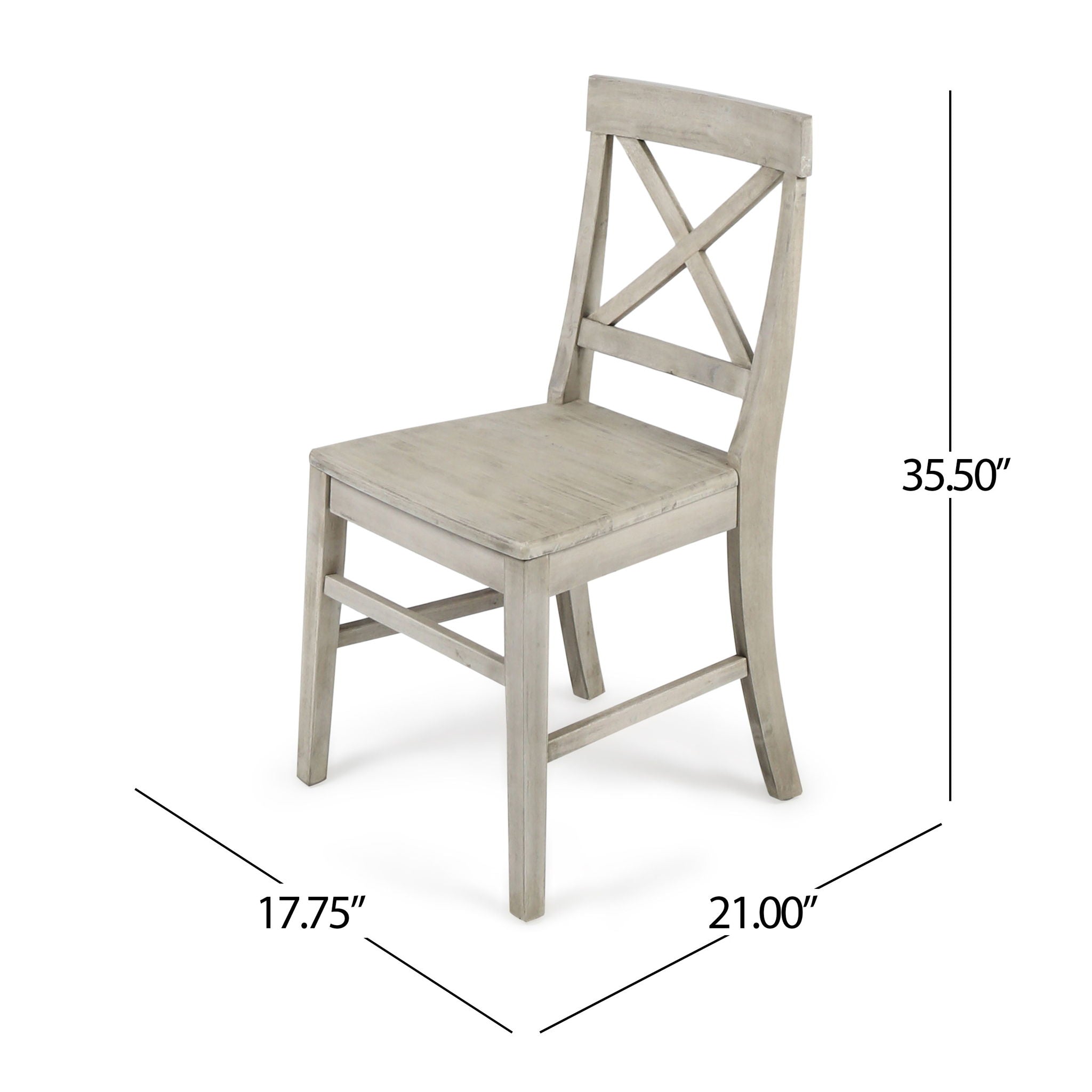 Plethora - Dining Chair With X Shaped Back (Set of 2) by HouseOfZazla