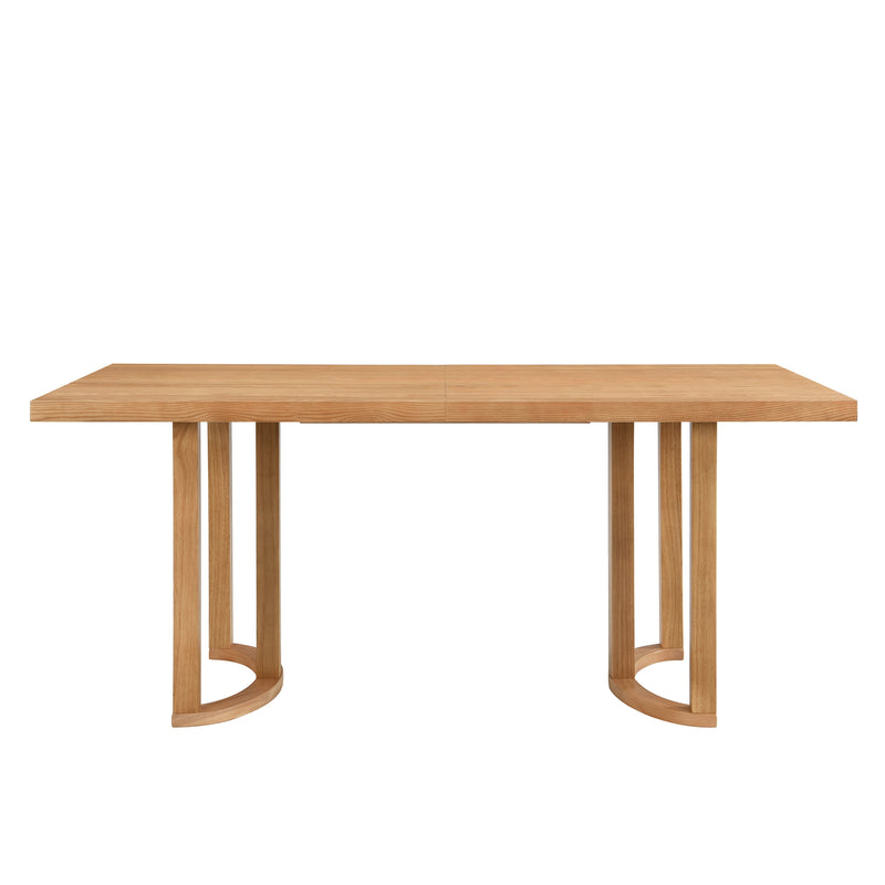 69 Inches Dining Table (Natural) by HouseOfZazla