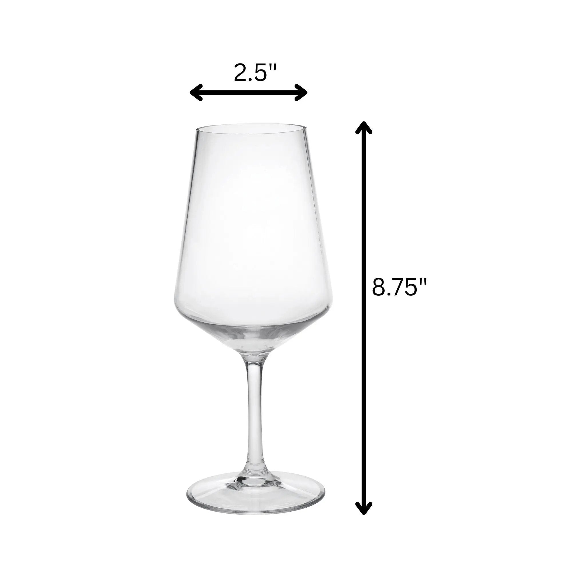 Tritan Lexington - Leadingware Unbreakable Wine Glass (Set of 4), Bpa Free, 19Oz - Clear by HouseOfZazla