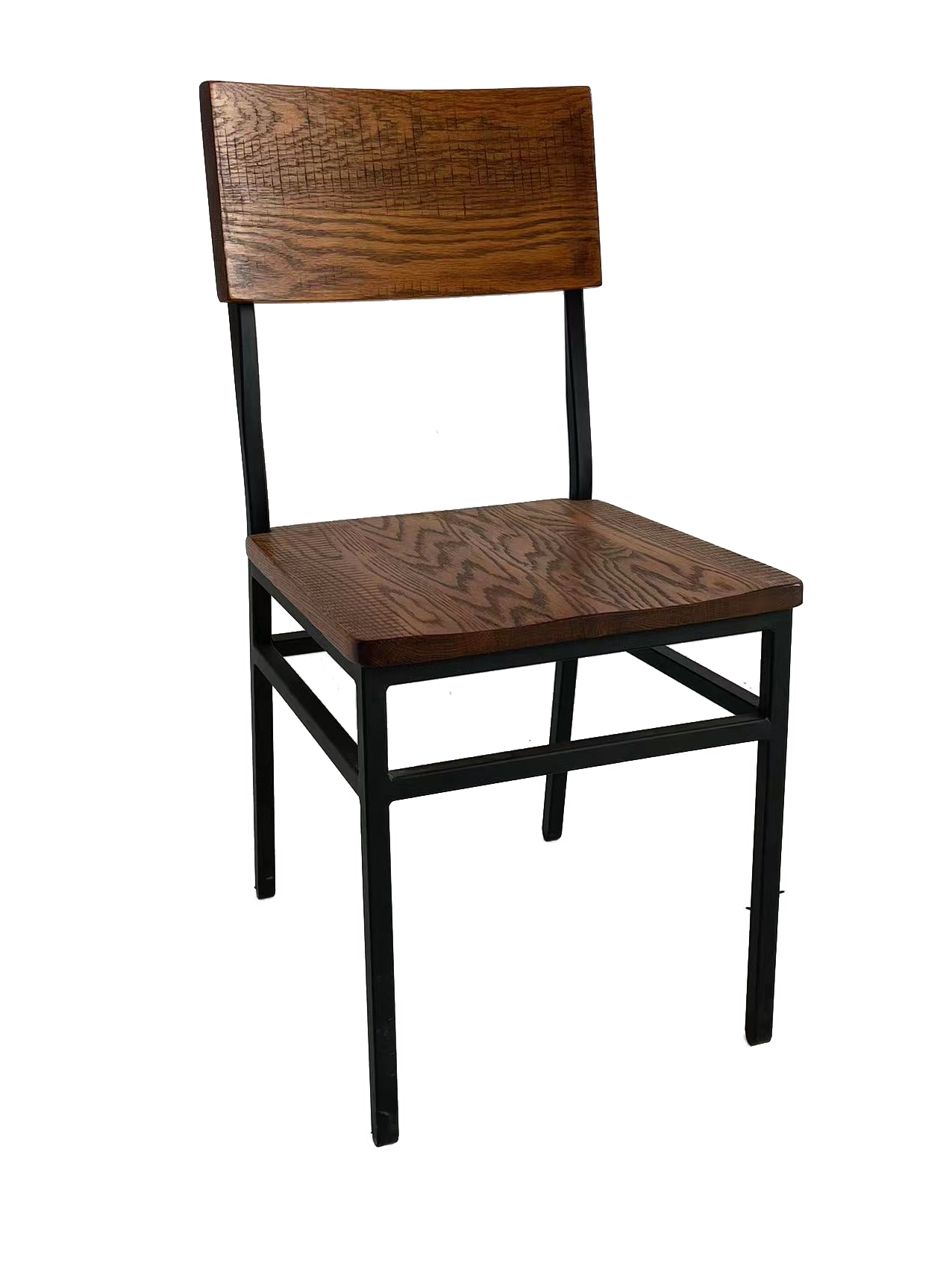 Set of 2 Assembled Commercial-Grade Farmhouse Style Dining Chairs by HouseOfZazla