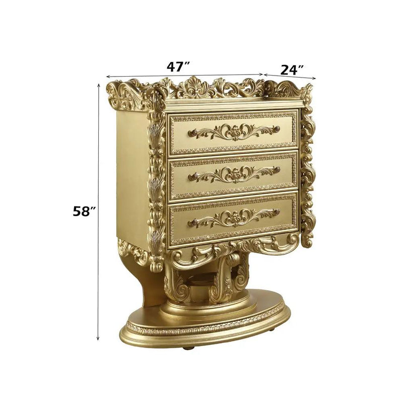 Bernadette - Chest - Gold by Unique Piece Furniture