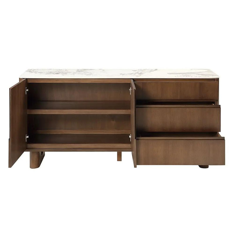 Harvey - Server With Ceramic Top - Walnut by Unique Piece Furniture