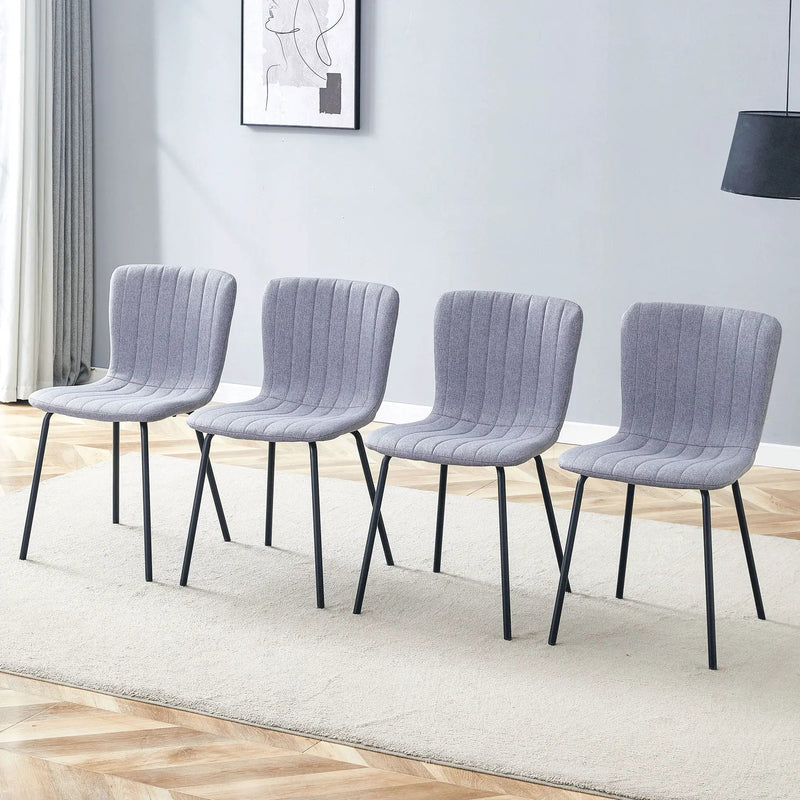 Luxury Minimalist Dining Chairs (Set of 4) by Unique Piece Furniture