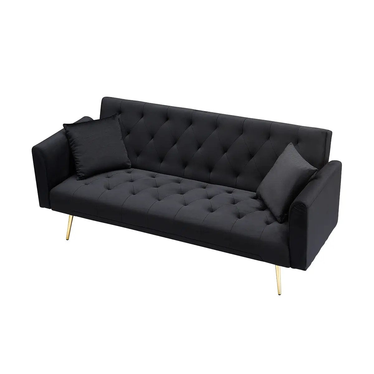 71-inch Foldable Double Sofa with American Retro Style by HouseOfZazla