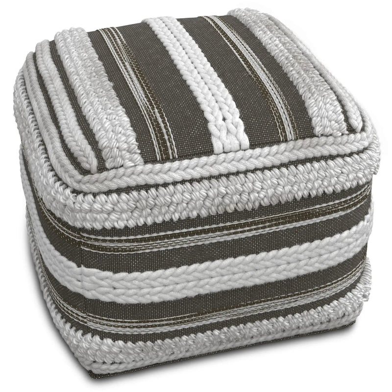 Sommer - Handcrafted Square Pouf by HouseOfZazla