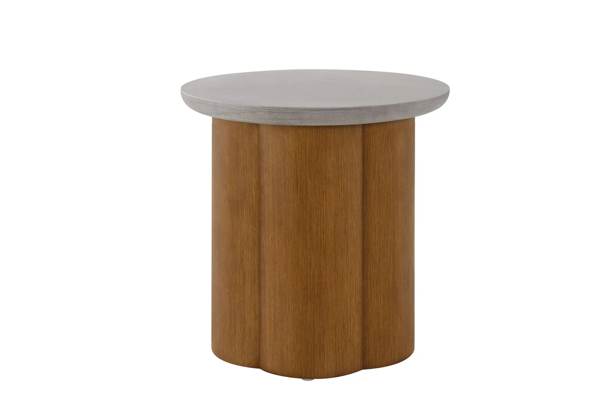Evenlyn - Faux Concrete Top Table by HouseOfZazla