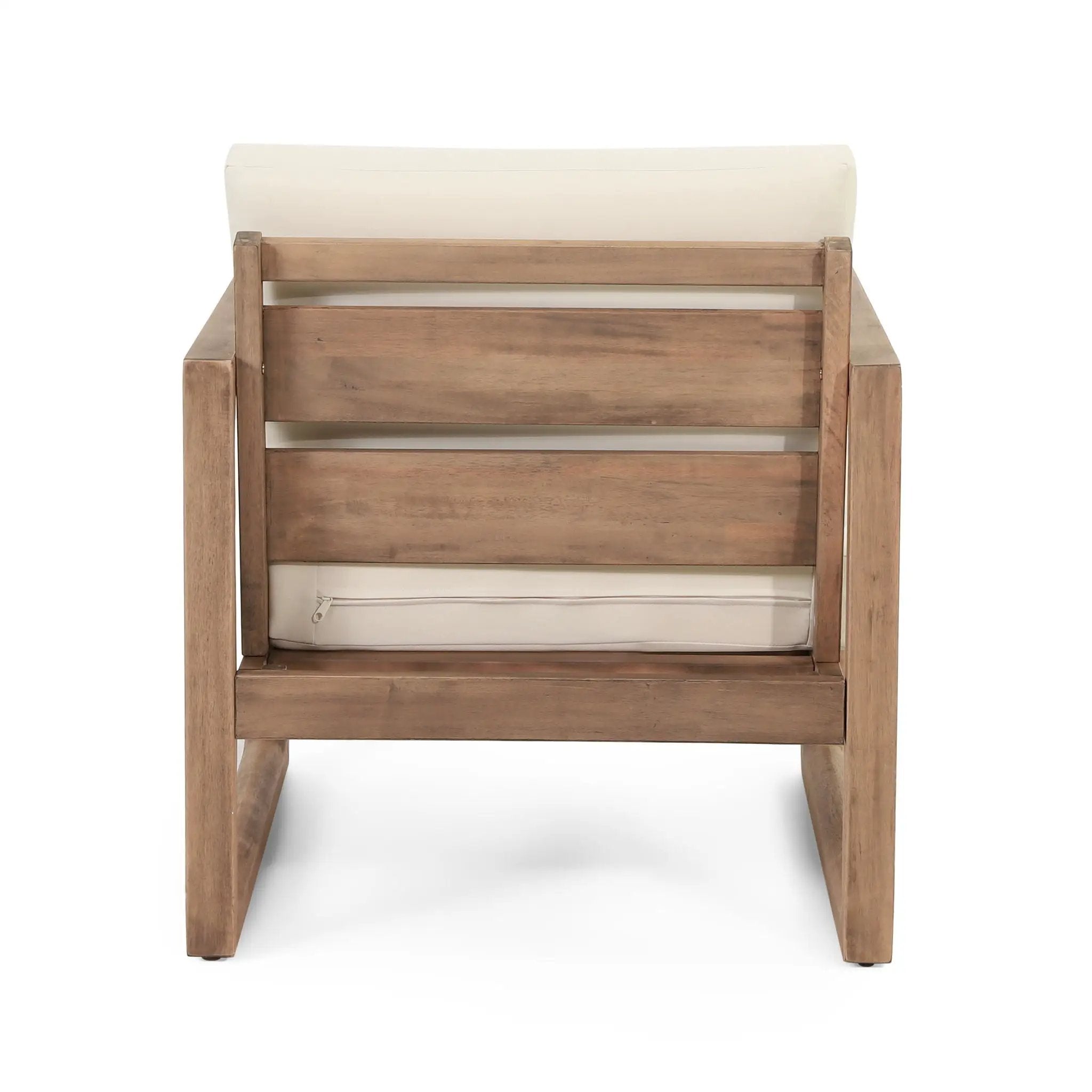 Outdoor Acacia Wood Patio Club Chair by HouseOfZazla