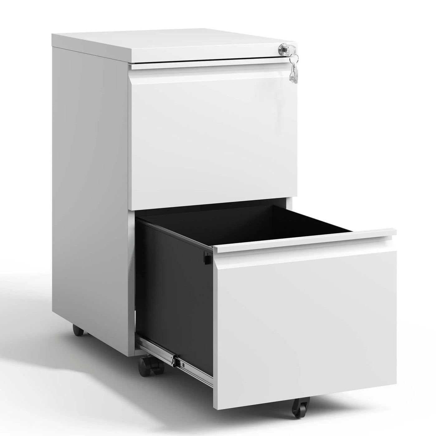 Metal Drawer Mobile File Cabinet With Lock For Home Office Organizer by HouseOfZazla