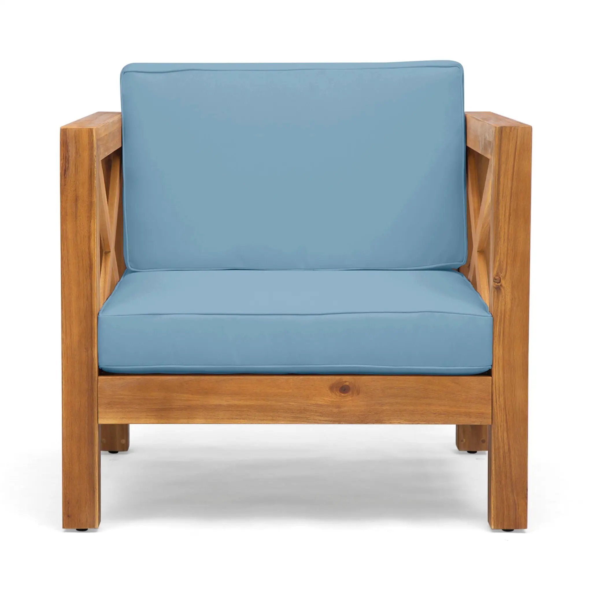 Brava Mid-Century Modern Club Chair with Water Resistant Cushions by HouseOfZazla