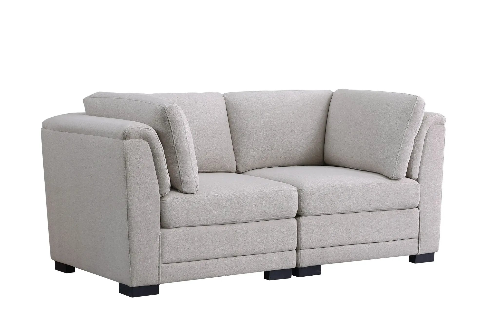 Kristin - Loveseat - Light Gray by Unique Piece Furniture