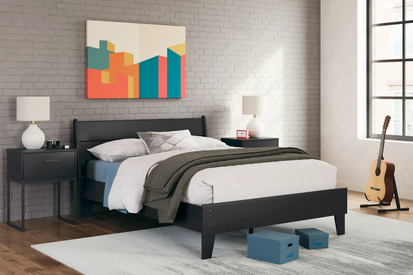 Socalle - Panel Platform Bed by Unique Piece Furniture