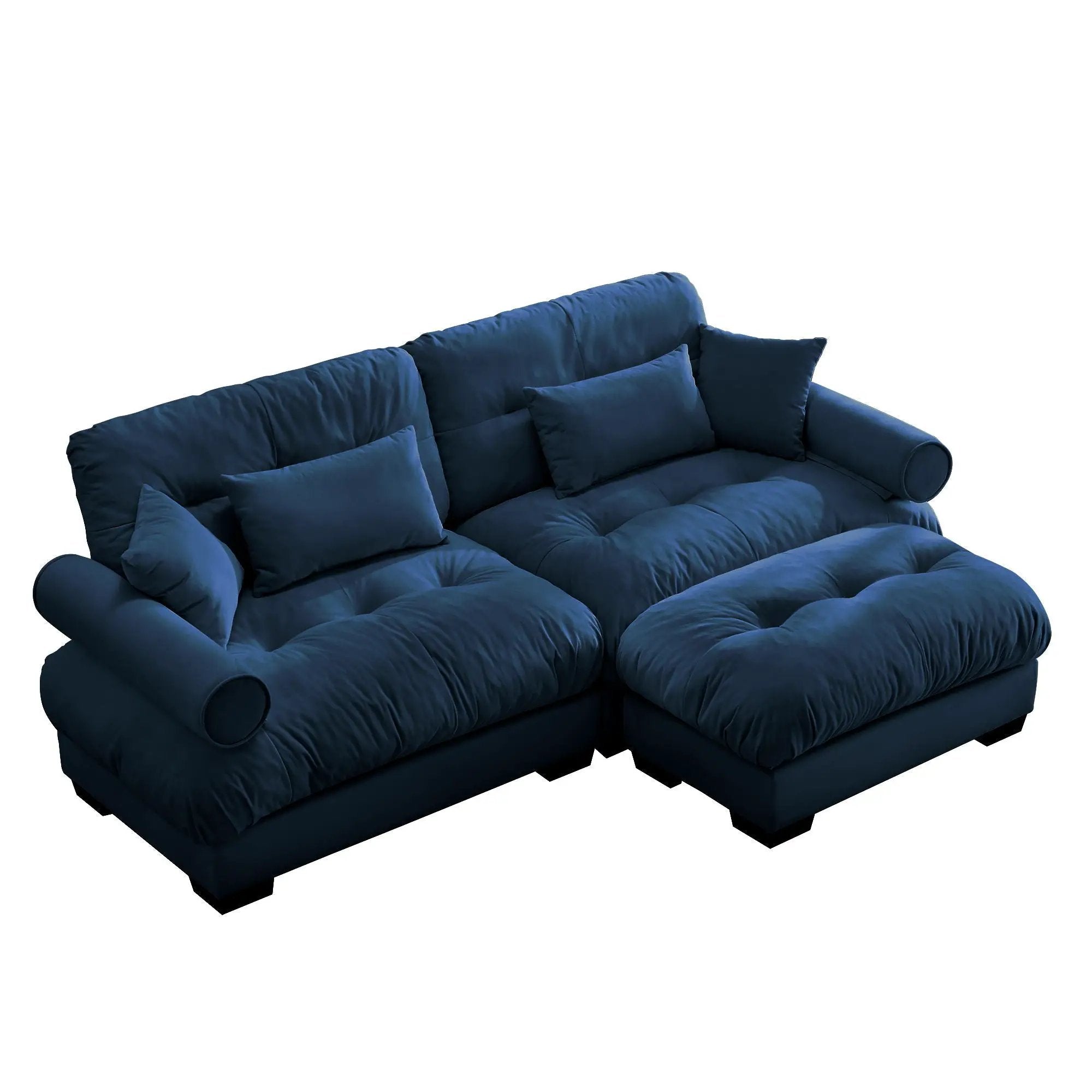 Super Comfort Oversized Modular Sectional Sofa With Movable Ottoman by Unique Piece Furniture